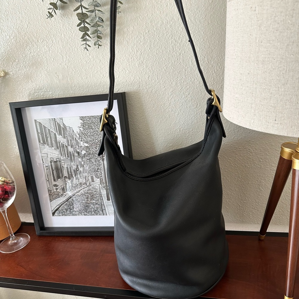 Vintage Coach Duffle “Feed Bag”